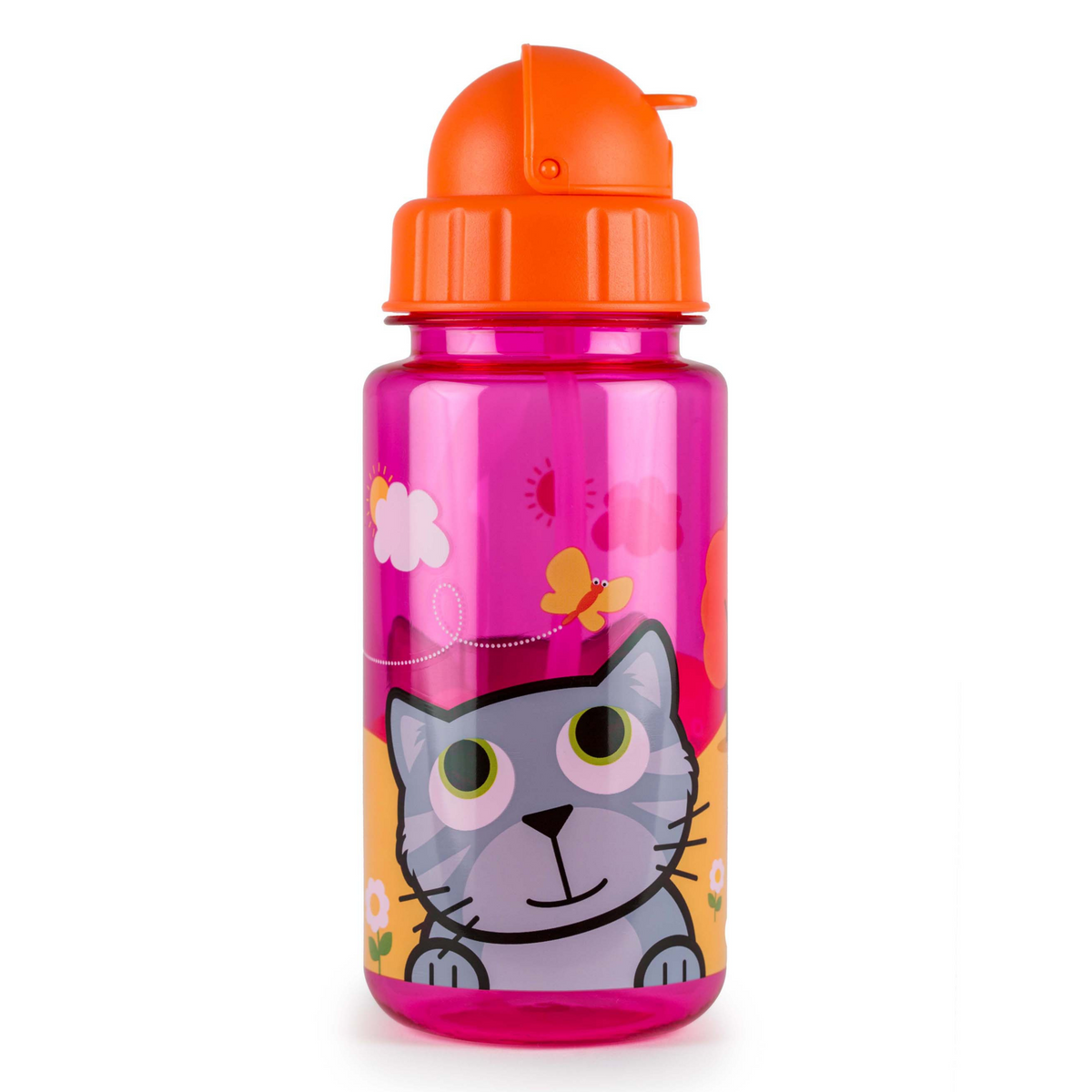 Kids flip top water hot sale bottle